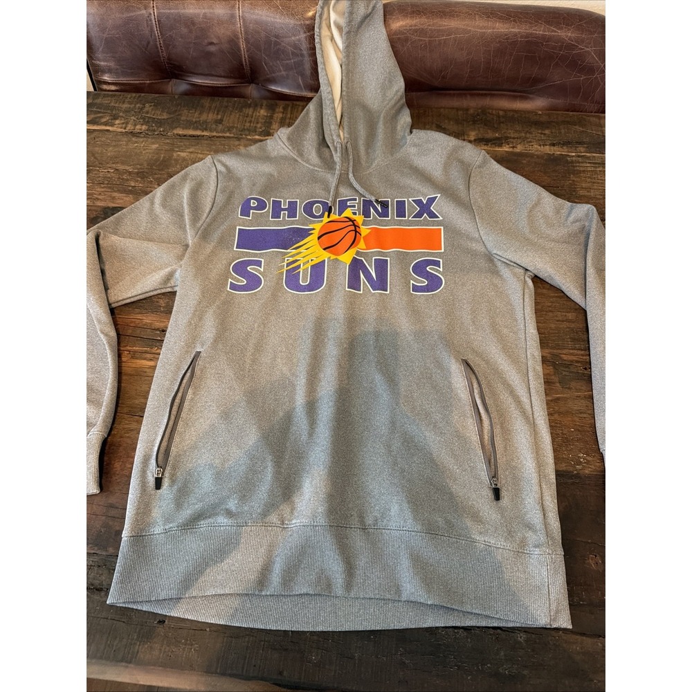 NBA Brand PHOENIX SUNS HOODIE-SIZE M With Zip Pockets